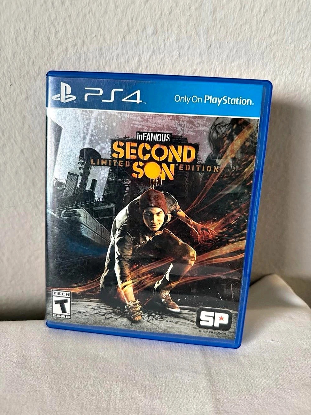 Sony inFAMOUS Second Son Limited Edition PS4 Video Game Blue & Black